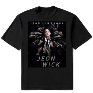 BTS Jungkook JK JEON WICK t-shirt - P166