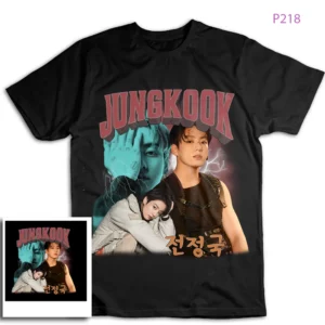 BTS JungKook - JK vintage t-shirt - P218