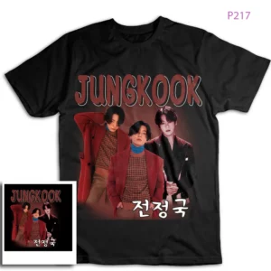 BTS JungKook - JK vintage t-shirt - P217